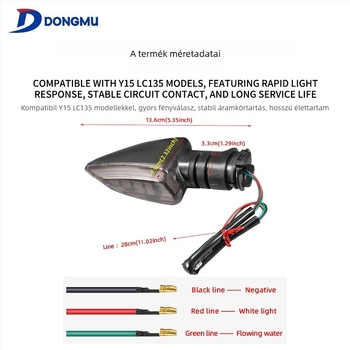 Motorkerékpár irányjelzők DONGMU HP-ML434 Yamaha Y15ZR LC135-hoz