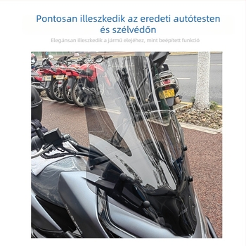 Haojue ADX125-höz szélvédő, Xiamen tai márka, modell Windshield