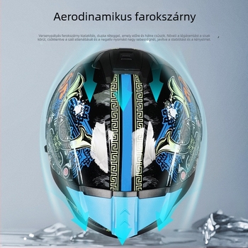Motorkerékpár sisak Flip-Up, ABS, teljes arc, 3C tanúsítvány