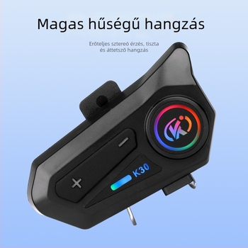 Motorkerékpár sisak Bluetooth fejhallgató – vízálló és porálló, zajcsökkentés, Bluetooth 5.0, 16 órás akkumulátor, sztereó mindkét fülön