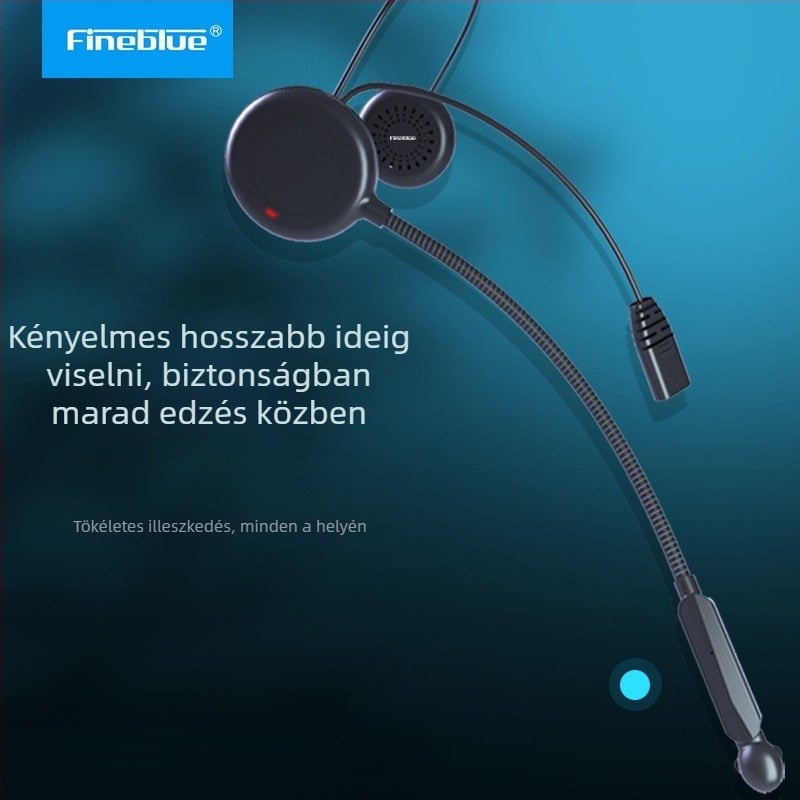 Motorkerékpár sisakhoz tartozó Bluetooth headset zajcsökkentéssel, Bluetooth 5.0, Qualcomm chipset, aptX dekódolás, kettős mikrofon CVC8.0, akkumulátor élettartam több mint 8 óra