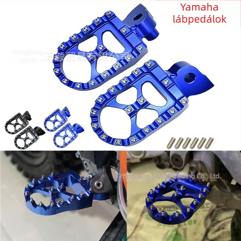 XCMT Yamaha terepmotor pedál CNC alumínium, kompatibil Yamaha Motocross modellekhez, licenszelhető magáncímke