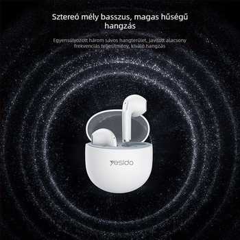 Yesido Vezeték nélküli Bluetooth In-Ear Fülhallgatók, Hosszú Üzemidő, Sportos Használathoz
