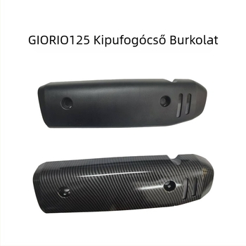 Motorkerékpár kipufogóhővédő burkolat, szénszálas anyag, égési védelem, GIORI0125-hoz, modell 1178, márka Modo Nan