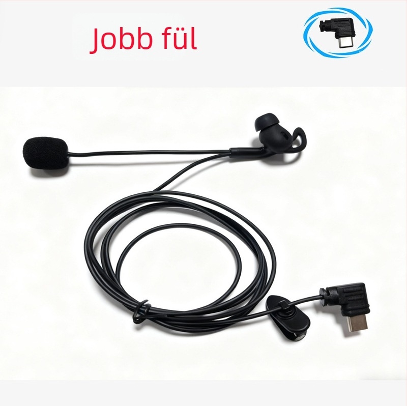 V6pro+ futballbíró fülhallgató, egyoldalas, V6pro+ sorozat, interkom, zajcsökkentés, hívásfunkció, zene-támogatás