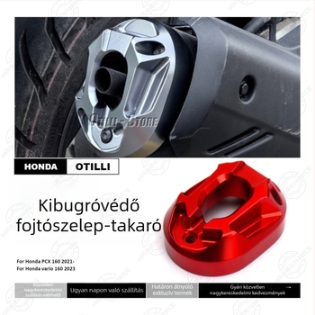 Alumíniumötvözet kipufogóvédő burkolat Honda PCX160 / Vario 160 (2021–2023) – motorkerékpár módosítási kiegészítő
