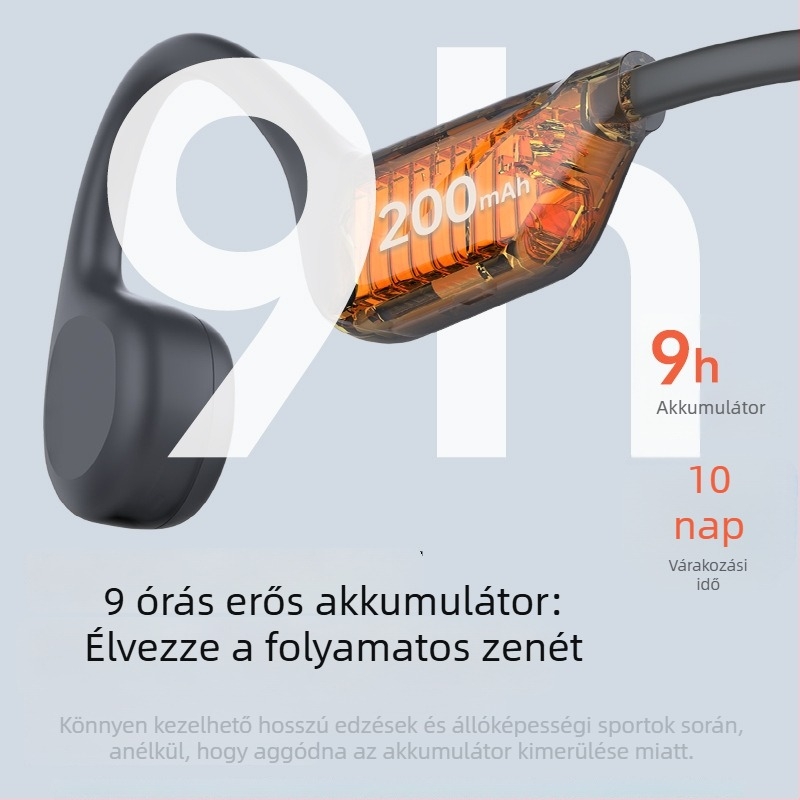 X1 csontvezetéses fejhallgató – 8 órán felüli üzemidő, Bluetooth 5.4, bilaterális sztereó hangzás, IPX8 vízálló, 10 m hatótávolság