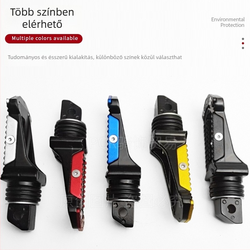 Motorkerékpár hátsó lábtámasz alumínium ötvözetből, dekoratív kiegészítő