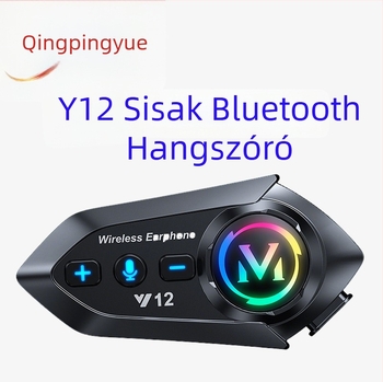 Motorkerékpár sisak Bluetooth fülhallgató – kettős fülhallgató, sztereó hang, BT 5.0, 10 m hatótáv, 13 óra üzemidő, két telefon párhuzamos csatlakozása