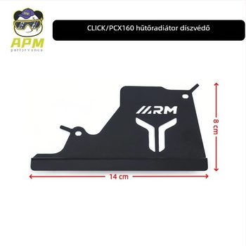 Motorkerékpár tüzelőanyagtank dekoratív védőlemez kompatibil Vario/Click125-150/PCX160