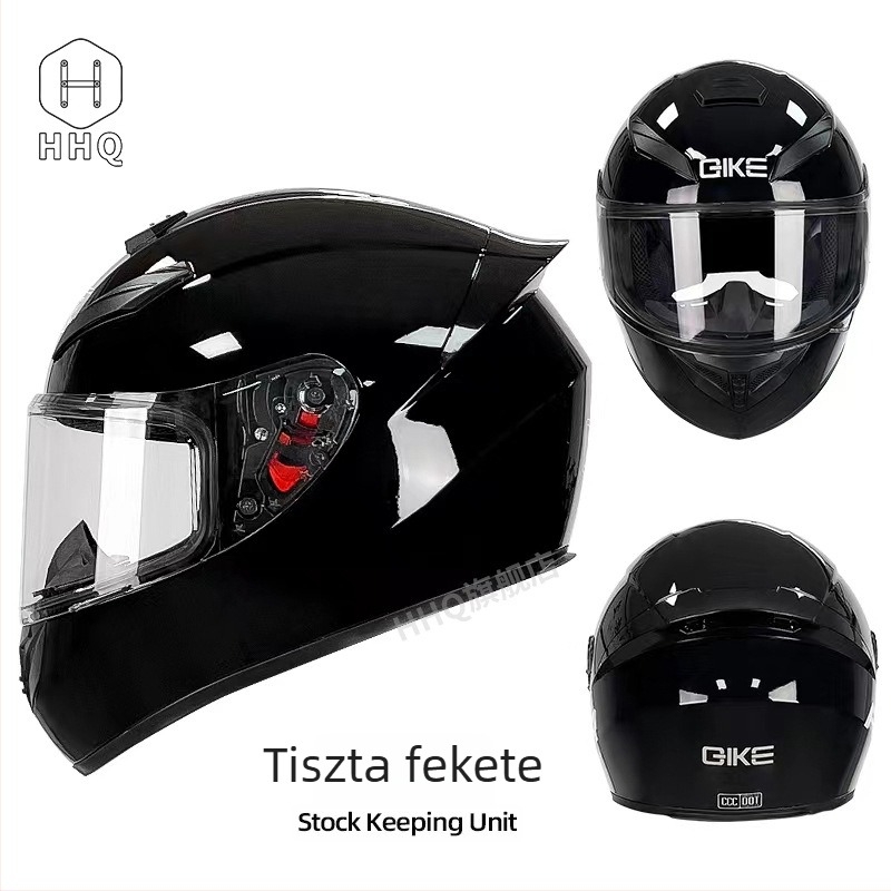 Afak ABS teljes arcú motorkerékpár sisak, többféle stílus