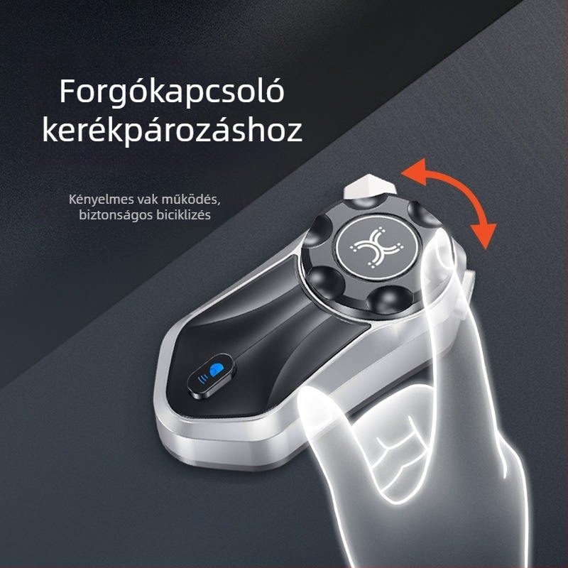 Motorkerékpár sisak Bluetooth interkom mesh hálózattal, vezeték nélküli stereo headset csoportos vezetéshez