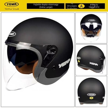 Elektromos járművek sisakja 3/4 nyitott, ABS, felnőtteknek, egész évben