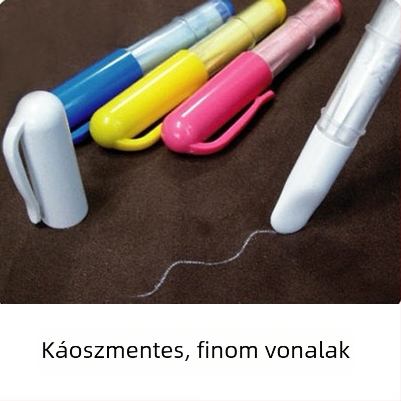 Toll alakú púderíró toll, cserélhető púdermaggal és kupakkal, patchwork varráshoz, hordozható