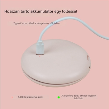 LED sminktükör, dupla oldalú, nagyítással, logó testreszabás elérhető