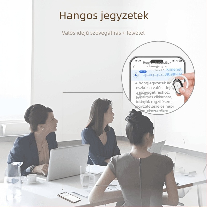 Newmine M16 csontvezetéses Bluetooth headset irodai használatra, fülre helyezhető, IPX5 vízálló, 10 m hatótávolság, 4–8 órás üzemidő, Bluetooth 5.0
