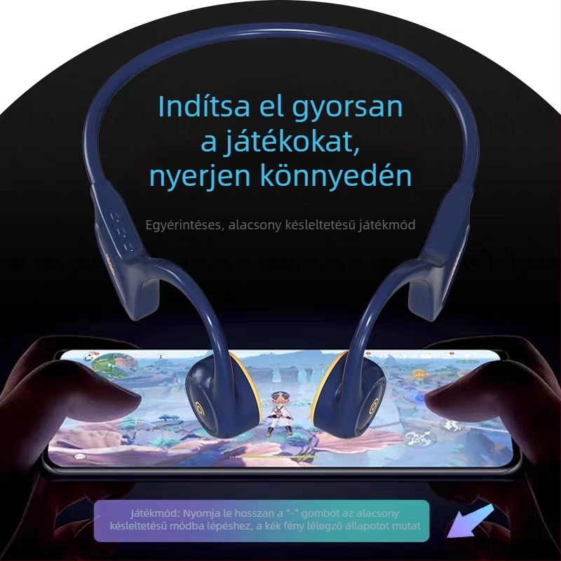 Patriot G03 csontvezetéses Bluetooth sportfülhallgató, por- és vízálló, nyitott kialakítású, vezeték nélküli