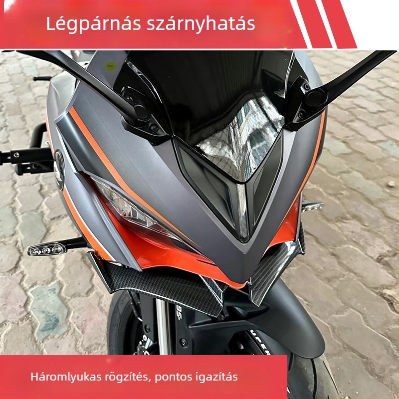 Motorkerékpár alsó ajak, modell 001, más modellekhez, dekoratív kiegészítő