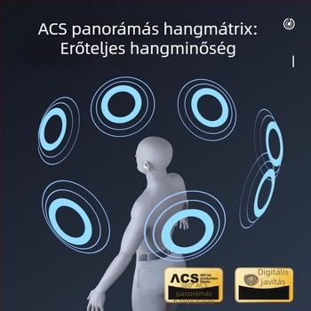 Newman HM50 csontvezetéses Bluetooth sport fejhallgató – fülre rögzített, BT 5.4, 4–8 óra üzemidő, vízálló