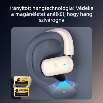 Newman HM50 csontvezetéses Bluetooth sport fejhallgató – fülre rögzített, BT 5.4, 4–8 óra üzemidő, vízálló