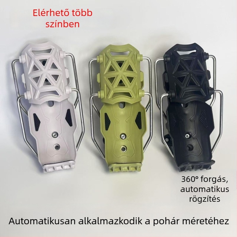 Alkalmazkodó, univerzális vízpalacktartó elektromos robogók és motorkerékpárok számára