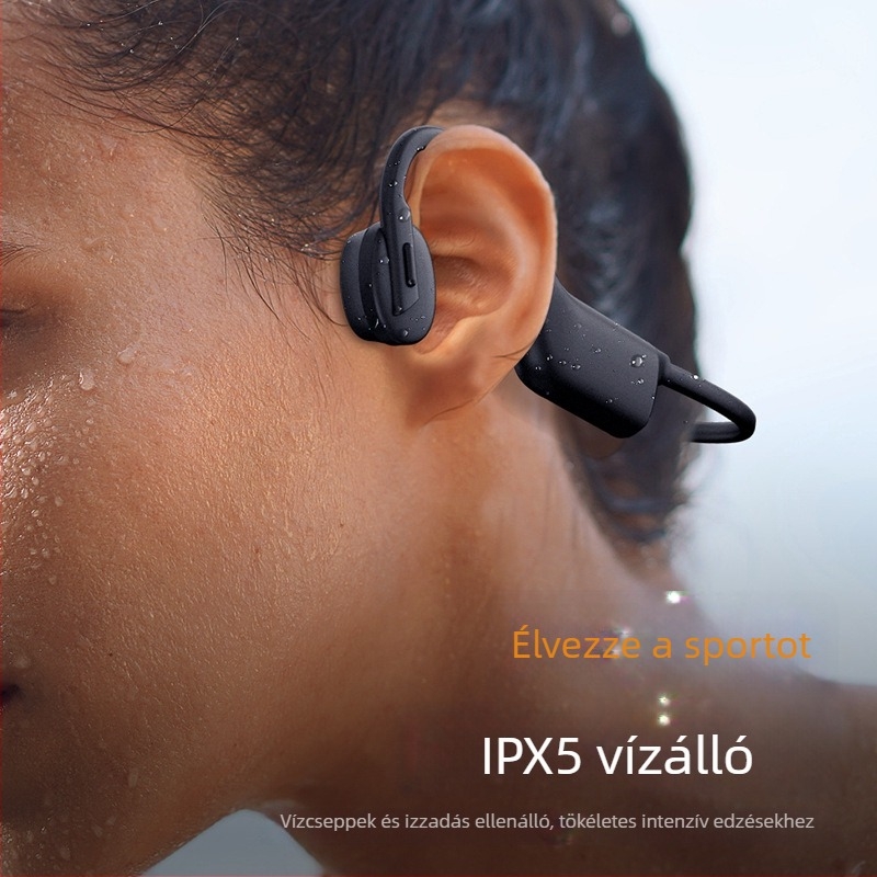 K08 csontvezetéses sportfülhallgató – fülre helyezhető, Bluetooth 5.3, IPX5, 8+ óra akkumulátor-üzemidő