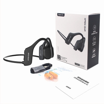 Csontvezetéses Bluetooth fülhallgató X1 – fülre helyezhető, IPX5, 4–8 órás üzemidő, BT 5.2, 10 m hatótávolság, kétoldalas sztereó