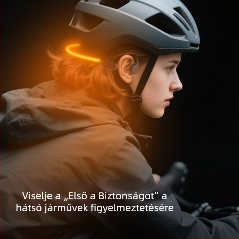 Csontvezetéses fejhallgató IP68 vízálló, Bluetooth 5.4, hatótáv 15 m, üzemidő több mint 8 óra