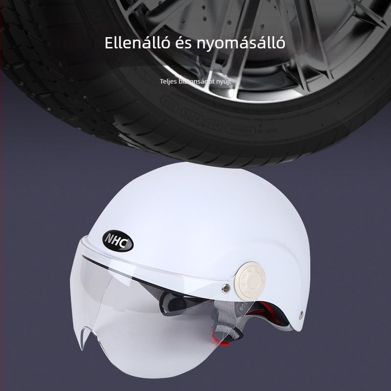 3C tanúsítványos sisak elektromos járművekre, uniszex, nyári napvédelem, mind az évszakokra, fél sisak motorkerékpárokhoz és elektromos kerékpárokhoz