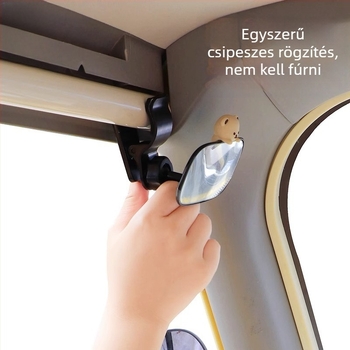 Hátsó nézet tükör triciklire és elektromos járművekhez, széles látómező, nagy felbontás, reflexiós, általános használatra, Qt-25094