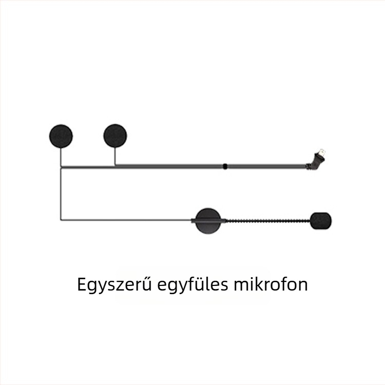 Motorkerékpár sisak Bluetooth headsettel, YUMES X-12, esőálló, általános modellekhez