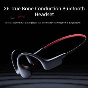Shengde X6 Csontvezetéses, vezeték nélküli Bluetooth 5.3, nem a fülben, beépített memória, IPX8 vízálló