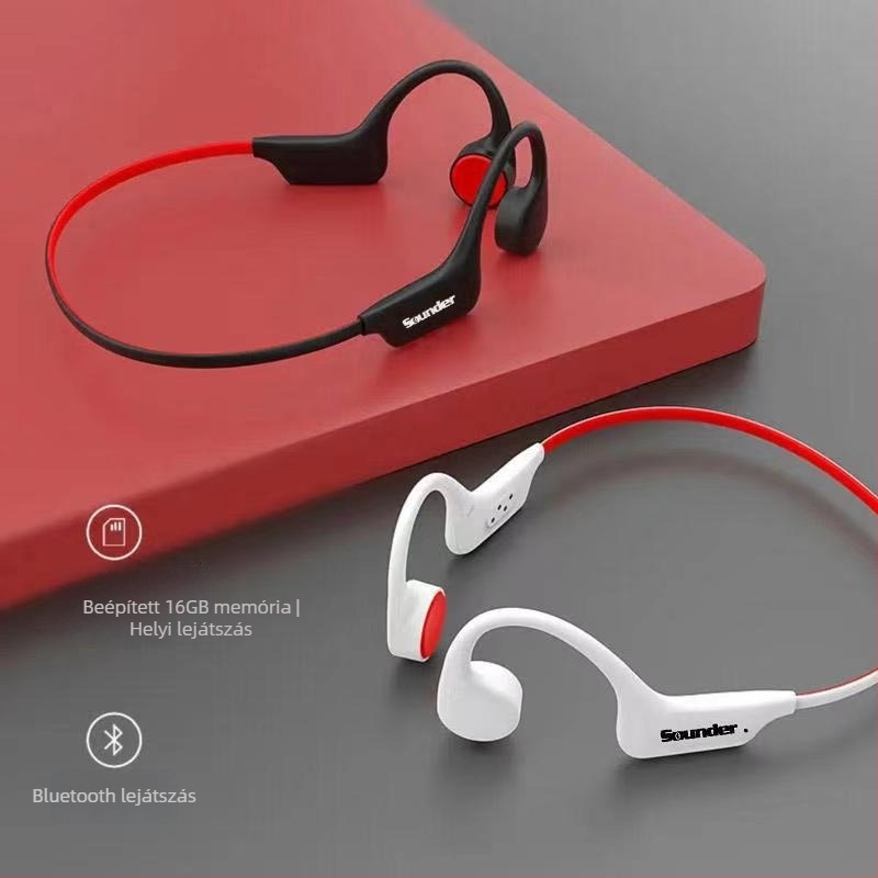 Shengde X6 Csontvezetéses, vezeték nélküli Bluetooth 5.3, nem a fülben, beépített memória, IPX8 vízálló