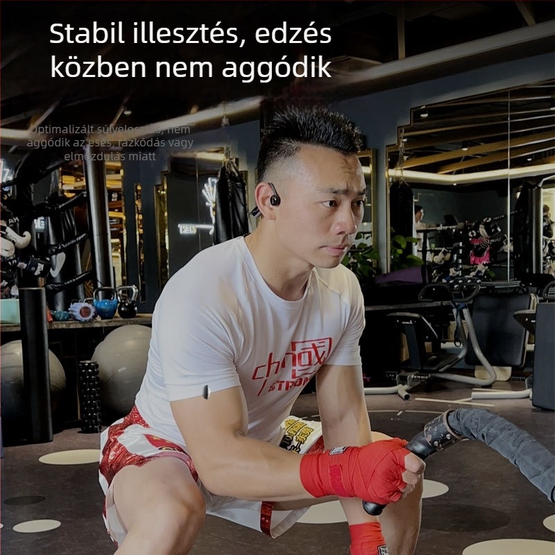Csontvezetésű Bluetooth headset 32GB memóriával, IPX8 vízálló, Bluetooth 5.4, 8+ órás üzemidő