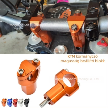 CNC-megmunkált kormányemelő blokk KTM cross-country motorkerékpárhoz