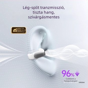 Csontvezetéses Bluetooth fülhallgató - clip-on, nem a fülben, zajcsökkentés, akkumulátor üzemideje 0–4 óra