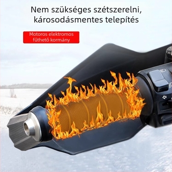 TDGO Elektromos fűtéses kormányvédő burkolat motorkerékpárokhoz és elektromos járművekhez – csúszásmentes, vízálló, hőszigetelő