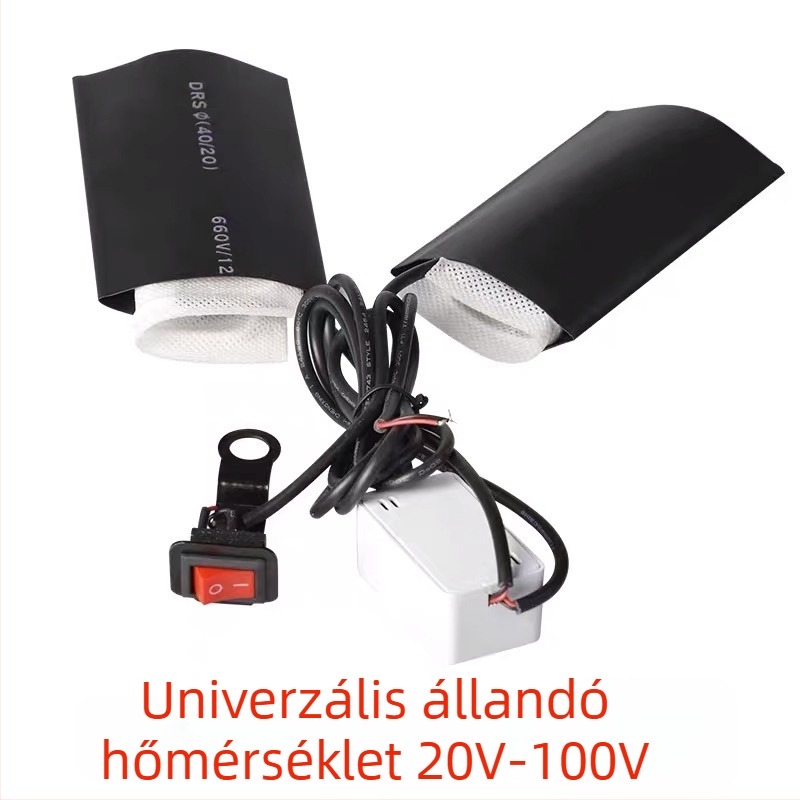 TDGO Elektromos fűtéses kormányvédő burkolat motorkerékpárokhoz és elektromos járművekhez – csúszásmentes, vízálló, hőszigetelő