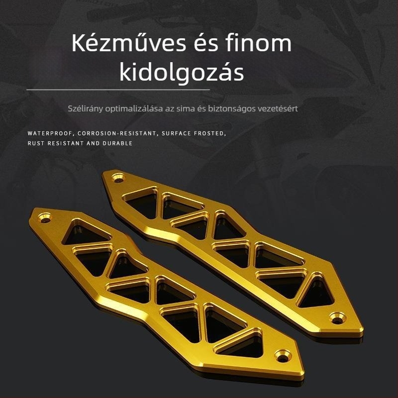 MOYIF ST-LHJ-050 Dekoratív szélvédő díszcsík Yamaha XMAX300-hoz – elülső védőlemez módosításhoz