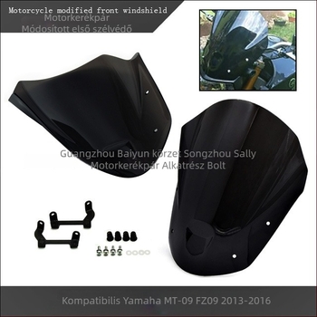Motorkerékpár elülső szélvédő (Model 01) Yamaha MT-09 FZ09 2013-2016