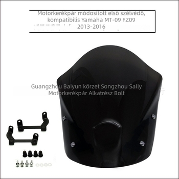 Motorkerékpár elülső szélvédő (Model 01) Yamaha MT-09 FZ09 2013-2016