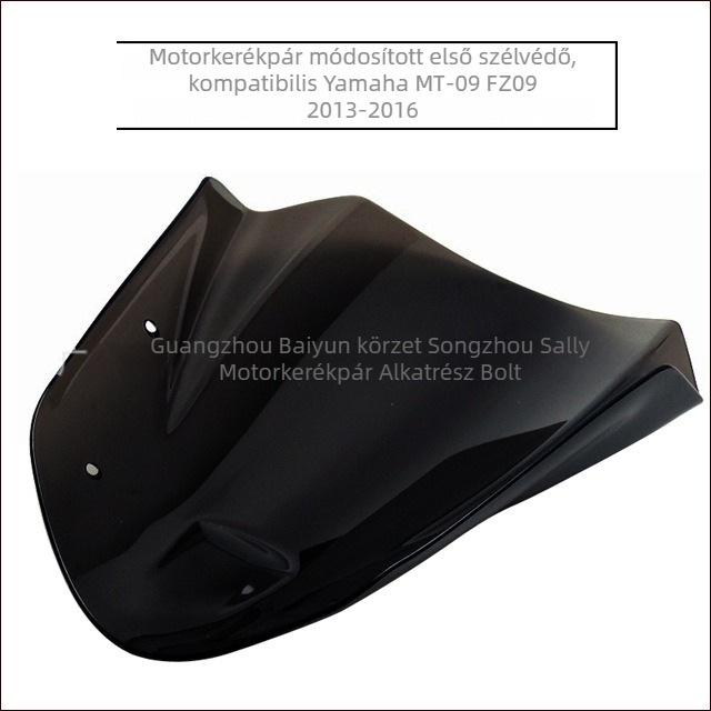 Motorkerékpár elülső szélvédő (Model 01) Yamaha MT-09 FZ09 2013-2016