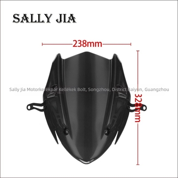 Motorkerékpár elülső szélvédő Suzuki GSX-S750 (GSXS 750) 2017–2019 | PC műanyag + CNC alumínium