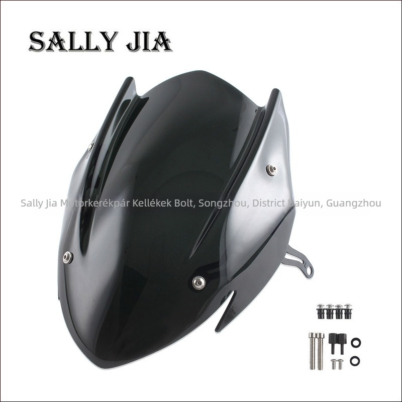 Motorkerékpár elülső szélvédő Suzuki GSX-S750 (GSXS 750) 2017–2019 | PC műanyag + CNC alumínium