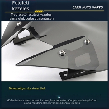 Carl Yamaha MT-09 (2017-2020) elülső szélvédő, motorkerékpár, 3 mm polikarbonát