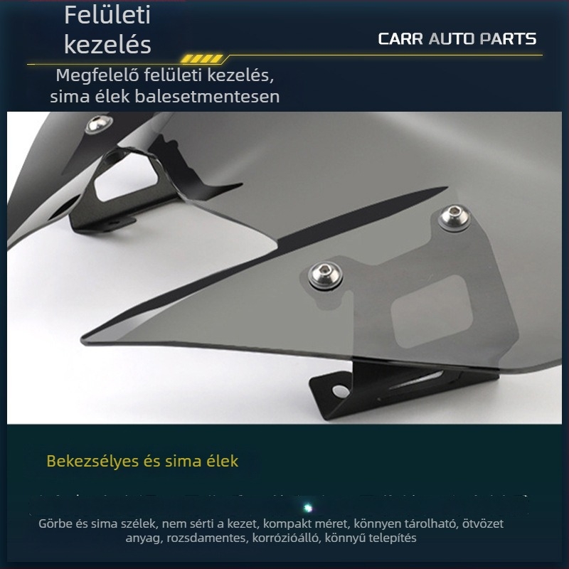 Carl Yamaha MT-09 (2017-2020) elülső szélvédő, motorkerékpár, 3 mm polikarbonát