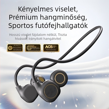 2025 Új, kiváló minőségű Bluetooth fülhallgatók légtovábbító technológiával, sportos nyakpánt, clip-stílusú külső fül