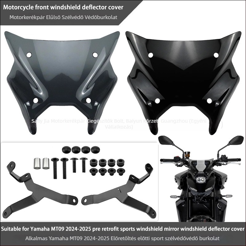 Motorkerékpár első szélvédő-deflektor Yamaha MT-09 2024-2025, Modell 01