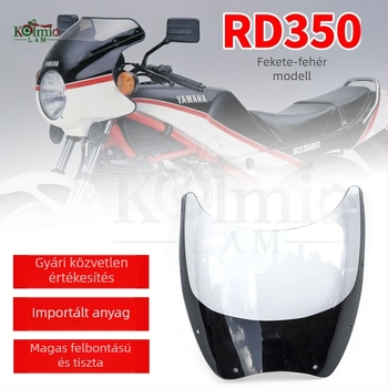 Yamaha RD250, RZ250, RZ350, DR350 és RD350LC modellhez illeszkedő első szélvédő — KOLMIO-LAM