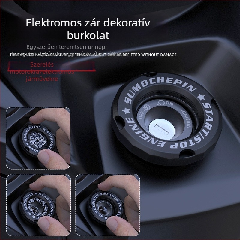 HUMO ZSG motorkerékpár kulcslyuk dekoratív fedél, gyújtás dekorációs gyűrű